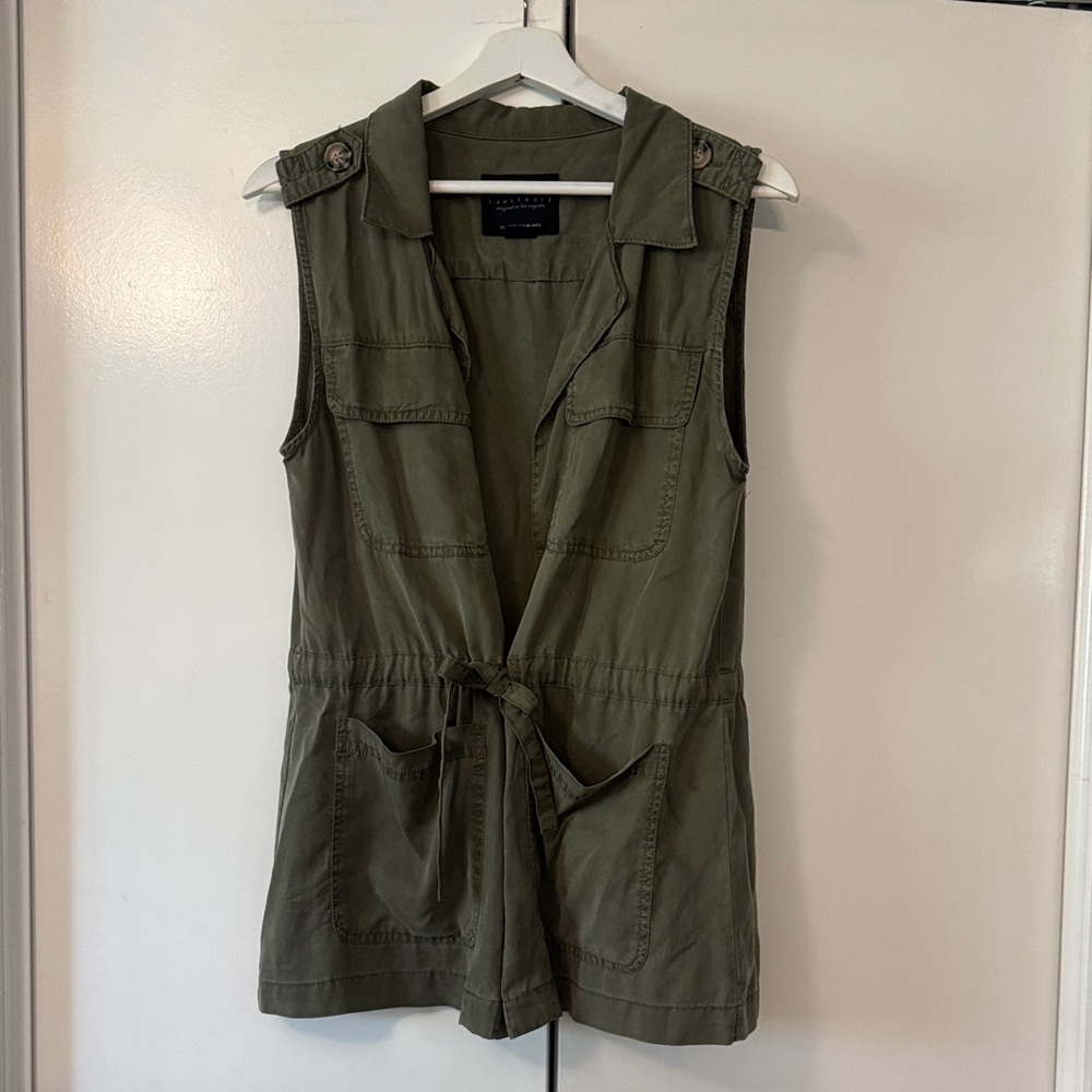 Sanctuary Olive Vest
